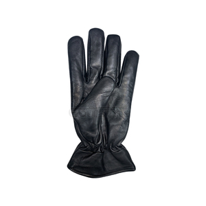 Black Goat Leather Winter <b>Gloves</b> Premium Soft Grain <b>Warm</b> Outdoor Daily Use OEM Bulk Cold Weather <b>Gloves</b> for Men - Product Image 3