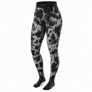 Leggings de yoga taille haute pour femme, imprimé cachemire, en spandex et polyester, légers, extensibles dans les quatre sens, sans coutures - Product Image 1