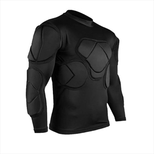 <b>Custom</b> Men's Long Sleeve Rash Guard Black Heat Transfer Printing Quick Dry <b>Compression</b> <b>Shirt</b> Front Logo Adult Size - Product Image 4