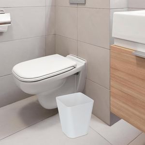 Cestino per Rifiuti Bianco da 1,8 Galloni per Bagni, Lavanderie, Cucine e Uffici - Product Image 3
