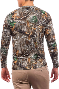 Men's Long Sleeve Camouflage Hunting Shirts Moisture-Wicking Polyester Full Sleeve Autumn Outdoor Wear - Product Image 5