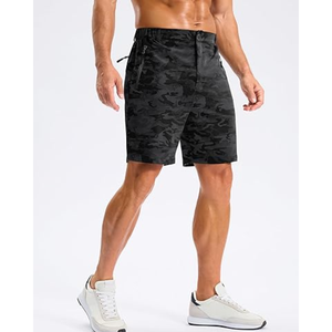 Lightweight Breathable Quick Dry Anti-Wrinkle Casual Golf <b>Shorts</b> for Men <b>Work</b> Fishing with 3 Zipper Pockets - Product Image 1