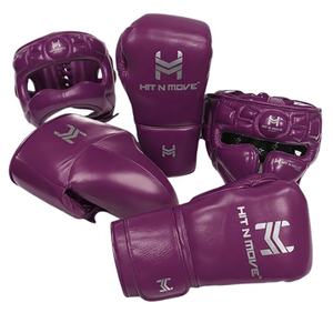 Kit de boxe personnalisé Hit N Move avec casque de sécurité haut de gamme et protège-glande de soutien, conçu pour l'entraînement - Product Image 5