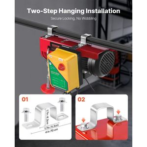 รอกไฟฟ้า 1150W 110V สำหรับลวดเหล็ก  กำลังยก 1320 ปอนด์ สายเคเบิลเดี่ยว 40 ฟุต พร้อมรีโมทไร้สาย - Product Image 6
