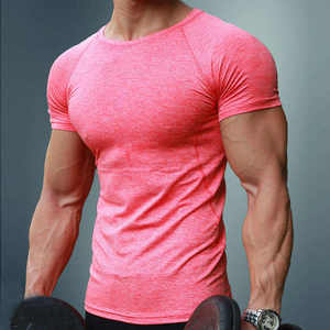 Camiseta de compresión para gimnasio para hombre con tecnología de secado rápido y diseño de logotipo personalizado, ropa deportiva, servicio OEM, camisetas unisex. - Product Image 5