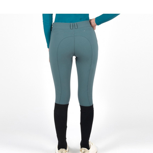 High Quality 4-way Stretch Horse Riding Breeches <b>Leggings</b> Tights <b>Equestrian</b> Wear Pants on Technical Fabric with Soft Feel - Product Image 3