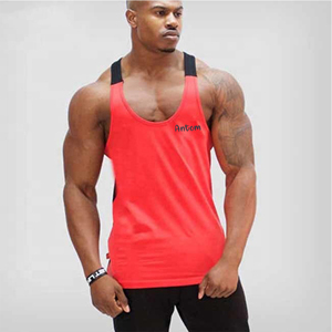 Top Quality Fitness Men Tank Top Breathable Mans Comfortable Workout Wear Gym Vest Training Fitness Man Tank Tops Street Wear - Product Image 4