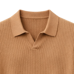 Polo de Punto a Rayas para Hombre, Manga Corta, Cierre de Botones, Algodón Premium, Corte Ajustado, Estilo Casual Elegante, Ropa de Verano Transpirable, Venta al Por Mayor - Product Image 2