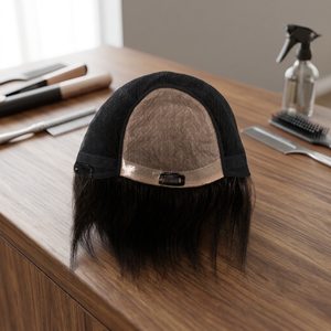 <b>Short</b> Straight Black <b>Wig</b> Full Cap Human Hair For Women - Product Image 1