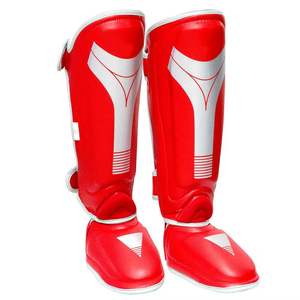 Protège-tibias de combat en mousse multi-densités pour entraînement de kickboxing, style personnalisé, protection professionnelle des jambes pour MMA - Product Image 2