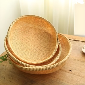 <b>Bamboo</b> <b>basket</b> organizer for pantry space saving storage <b>baskets</b> best pick household essentials - Product Image 2