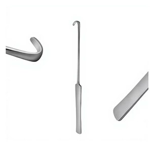 Spay Snook Hook 8 pouces, instrument chirurgical vétérinaire pour ovariectomie, en acier inoxydable de qualité allemande, réutilisable pour la stérilisation animale - Product Image 1