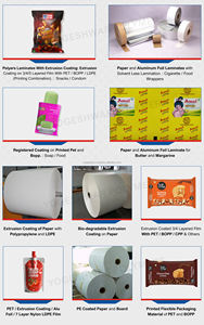 Center Seal Food Grade Customizable Chocolate Wrapping Laminates | YOGESHWAR <b>POLYMERS</b> High Quality PET + Metalized BOPP Plastic - Product Image 6