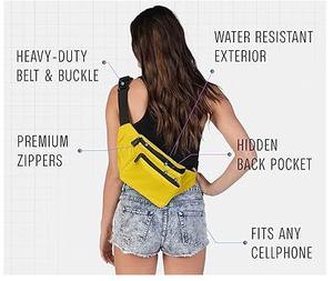 Riñonera Multifuncional de Cuero Genuino, Color Personalizado, Impermeable, para Deportes, Gimnasio, Entrenamiento, Caminatas - Product Image 3