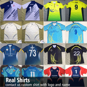 GAMEGAZER Ensemble de maillot de cricket pour hommes 2022, vêtements de sport en polyester respirant à rayures sublimées avec pantalon à taille élastique - Product Image 4