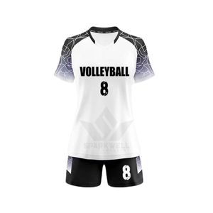 Custom Unisex Maroon <b>Volleyball</b> Jersey <b>Set</b> V-Neck Short Sleeve Sublimated Moisture Wicking Athletic Fit Adult Sports Apparel - Product Image 6