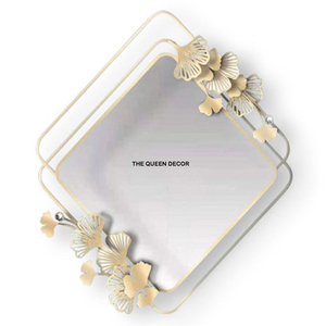 Fancy Designer <b>Framed</b> Round Shape Wall <b>Mirror</b> Home Decorative Accent Supply High Grade <b>Silver</b> Color Premium Quality Metal - Product Image 4