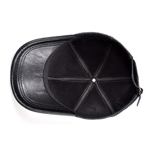 Nueva Llegada de Gorras de Cuero Clásicas de Color Sólido a Precio Económico, Gorras de Béisbol de Diseño Personalizado de Moda en Venta al Por Mayor en Grandes Cantidades - Product Image 6