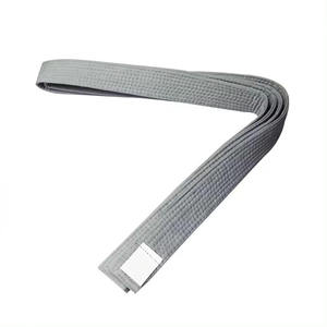 Ceinture noire en lin extensible personnalisée pour boxe, BJJ, judo, karaté, unisexe, vente chaude - Product Image 6