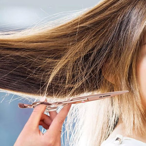 Tijeras de Peluquería de Acero Inoxidable para Hombres y Mujeres, Uso Doméstico, Color Marrón, Juego de Tijeras Profesionales para Cortar el Cabello - Product Image 4