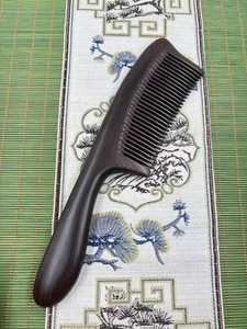 Peine de madera de último diseño para cabello largo, duradero, de forma redonda natural, para damas elegantes, artesanía natural. - Product Image 4