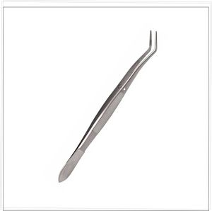 Pinzas Meriam con Punta Angulada Serrada de 16 cm, Pinzas Quirúrgicas Dentales para Algodón, Certificación CE ISO, Base de los Instrumentos Quirúrgicos - Product Image 2