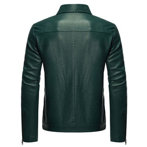 Veste Homme Imperméable et Respirante en Peau de Mouton de Qualité Supérieure, Col Montant Élégant, Très Vendue, Tendance Urbaine Imprimée - Product Image 4