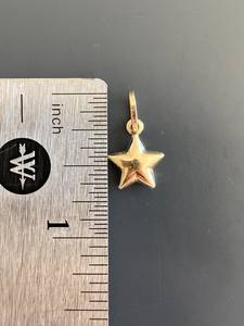 <b>Gold</b> Tone Star <b>Charm</b> Pendant <b>Solid</b> <b>Charms</b> for Necklace <b>Bracelet</b> Jewelry Making - Product Image 4