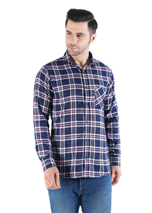 Camisa a Cuadros Personalizada para Hombre, Corte Ajustado, 100% Algodón, Estampado de Franela, Casual, Manga Larga, ODM, Transpirable, Ecológica, Cuello Mao - Product Image 3