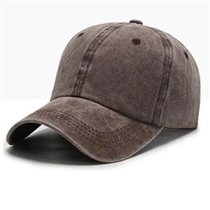 Gorra de Béisbol de Mezclilla Lavada, 6 Paneles, Ajustable, Unisex, Color Sólido, Cierre con Velcro, Gorra para Adultos de Alta Calidad - Product Image 4