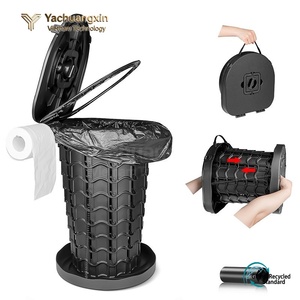 ห้องน้ำเคลื่อนที่สำหรับตั้งแคมป์ รถยนต์ขับเคลื่อนด้วยตัวเอง ห้องน้ำกลางแจ้ง ห้องน้ำฉุกเฉินแบบพกพาสำหรับรถยนต์ เก้าอี้พับได้ - Product Image 1