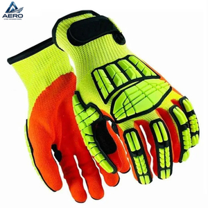 Derniers gants de sécurité TPR modernes, robustes, haute visibilité, résistants aux chocs, personnalisables, excellent rapport qualité-prix, vente en gros - Product Image 1