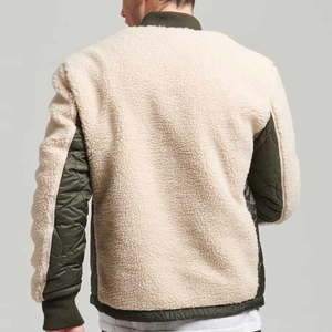 Nouveauté 2026 : Veste polaire à col montant avec fermeture éclair, coupe-vent, pour l'hiver, doublure épaisse en sherpa - Product Image 2