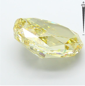 Diamante Cultivado en Laboratorio con Certificación IGI, Corte Ovalado de 14.01 CT, Color Amarillo Intenso Fantasía, Claridad VS1, CVD LG 627483872, ROYAL GEMS para Joyería - Product Image 3