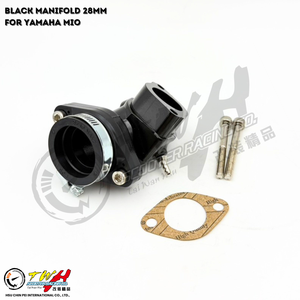 Pièces de moto de course TWH MIO 28 mm noires pour YAMAHA - Product Image 2