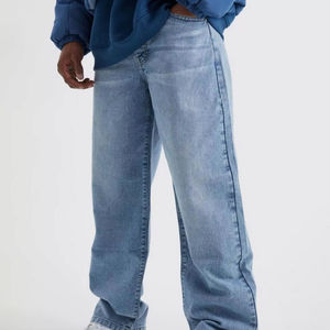 Pantalones Vaqueros de Mezclilla para Hombre, Estilo Boot Cut, Oversize, con Técnica de Lavado, Edición Premium, Moda Outdoor, ¡Gran Venta! - Product Image 2