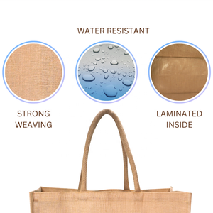 Bolsa de Compras Reutilizable JUCO con Logotipo Personalizado, Resistente al Agua, Bolsa de Supermercado Resistente para Uso en Supermercados, Comercios y Promociones - Product Image 6