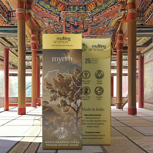 Incienso Indio MYRRH 100% Natural y Ecológico con Madera de Bambú para Uso Religioso - Product Image 3