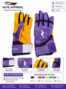 Guanti da Battuta da Baseball Personalizzati in Pelle Cabretta per Adulti e Giovani, Guanti da Baseball con Logo per Allenamento e Softball - Product Image 4