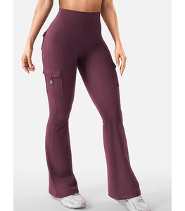 2025 New Arrival Women's Casual Elastic Breathable Quick Dry Yoga <b>Leggings</b> Full Length Waist Customized Wholesale Price for Sale - Product Image 2