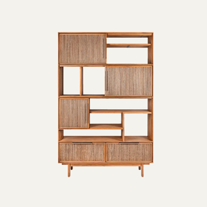 Estantería de Madera Maciza de Lujo para Libros, Mueble de Salón - Product Image 4