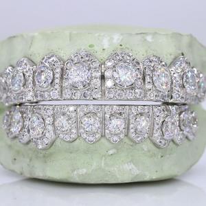 Grillz dentaire personnalisé style Provence vintage avec moissanite et poussière de diamant, bijoux hip-hop de fournisseur indien - Product Image 4