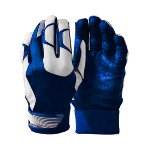 <b>Baseball</b> Batting <b>Gloves</b> Adjustable Comfortable Fit Leather Material Lightweight Durable Breathable Design - Product Image 1