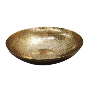 Bol de table moderne de luxe en métal doré poli, fabriqué à la main et exclusivement conçu, pour les fêtes et les mariages, qualité supérieure - Product Image 5