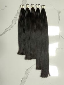 Extensions de cheveux vietnamiennes vierges brutes de 22 pouces à cuticules alignées Machine non transformée Double trame tissage de cheveux en ligne droite naturelle - Product Image 6