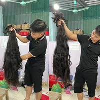 Extensiones de Cabello Vietnamita 100% Natural, Cabello Humano al Por Mayor # Fibras Sintéticas Color Rubio 613 Sin Mezcla