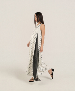 Vestidos de Verano Casuales Transpirables con Rayas Rectas, Asimétricos, de Poliéster, Tejido Sencillo, con Hombros Descubiertos, Holgados, Nuevos, OEM ODM - Product Image 5