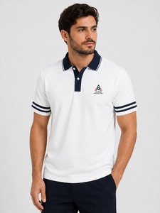 เสื้อโปโลพรีเมียมสำหรับผู้ชาย เนื้อผ้านุ่ม สวมใส่สบาย ทนทาน เหมาะสำหรับใส่ลำลองทุกวัน แห้งเร็ว - Product Image 1