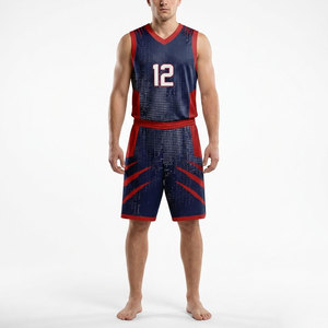Basketball Team Uniform Custom Made Jersey Shorts Set Production - Product Image 2