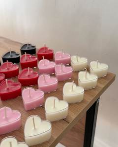 Portavelas Redondo de Vidrio para Velas Aromáticas, Decoración del Hogar - Product Image 4